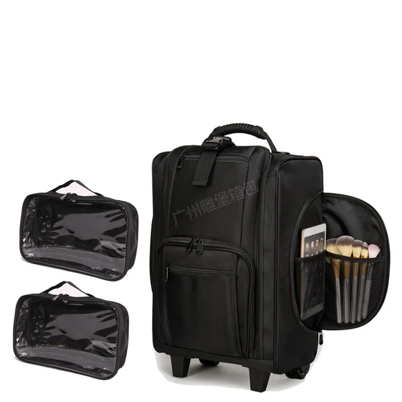 Portable Travel Luggage And Makeup Bag