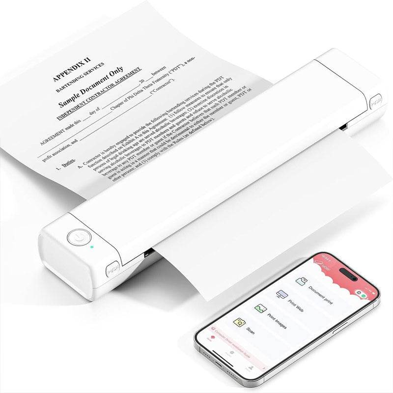 Phomemo M08F A4 Paper Printer - White – Boxpro
