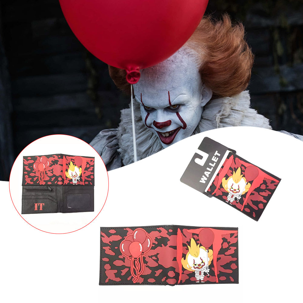 محفظة من مادة PVC الكرتونية من It Pennywise مع حامل بطاقة