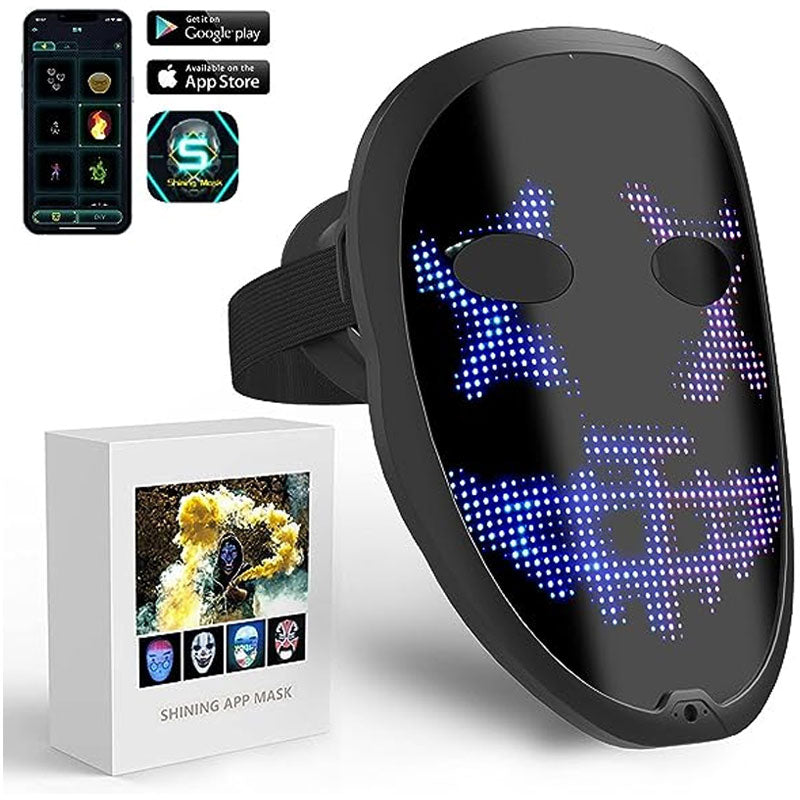 Full Color LED Changing Face Mask Smart Bluetooth APP