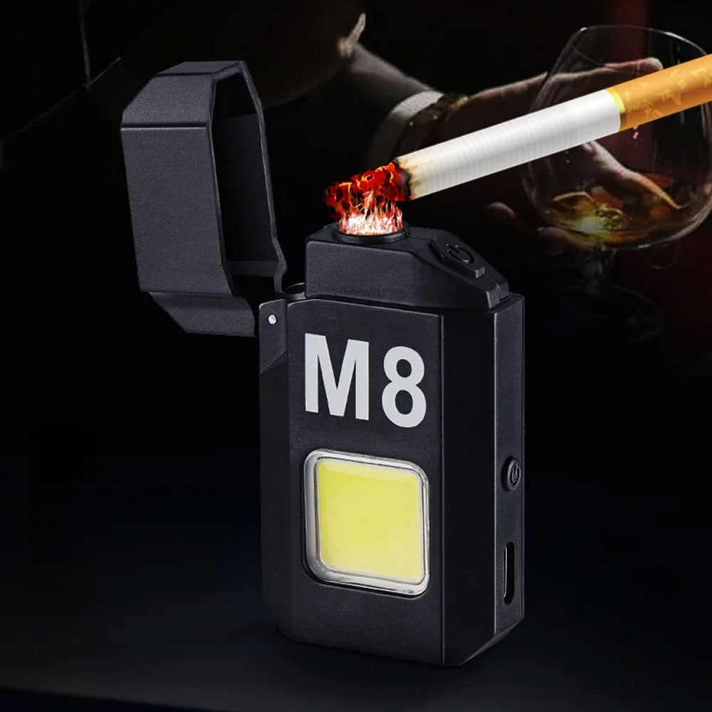 Electronic Lighter with COB Lighting Windproof