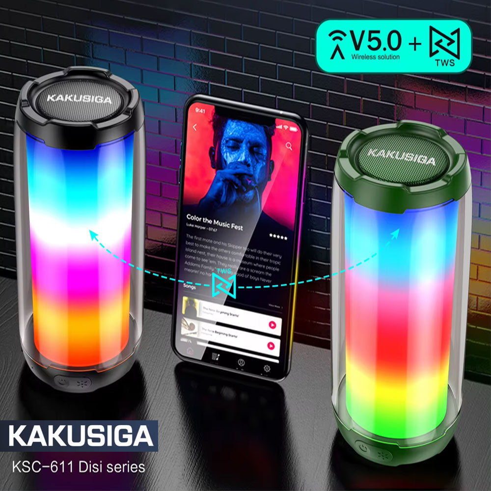 KAKUSIGA KSC-611 Colorful Bluetooth Speaker