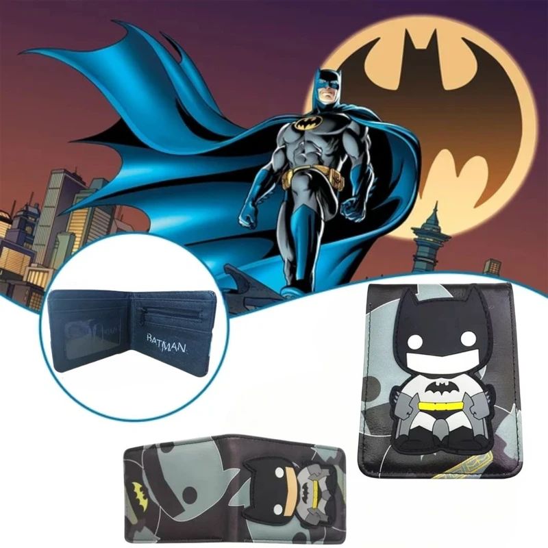 محفظة باتمان الجلدية