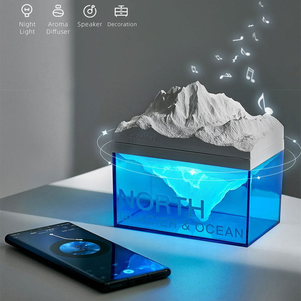 Icy Air Freshener with Speakers Night Light
