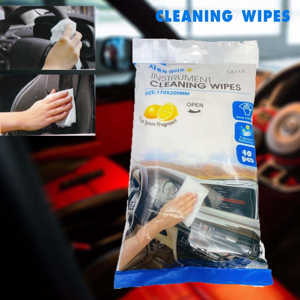 SunCar C6113 40 pieces of wet car cleaning wipes