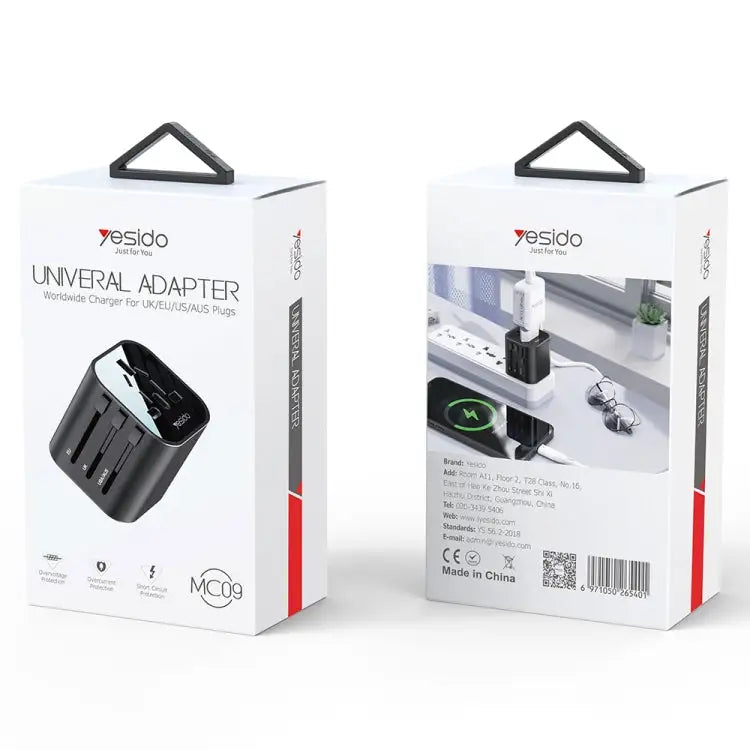 Yesido MC09 4Port Universal Adapter