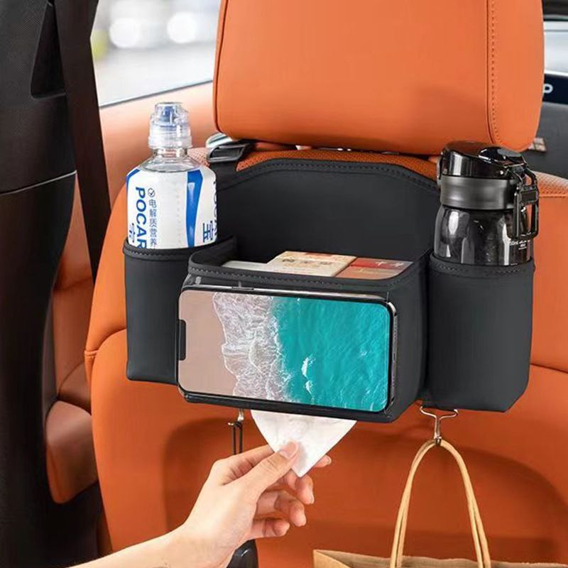 Multi-functional car back seat bag