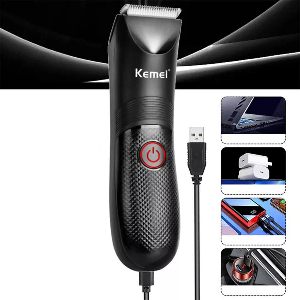 Kemei KM-1838 Groin Area Hair Trimmer Waterproof