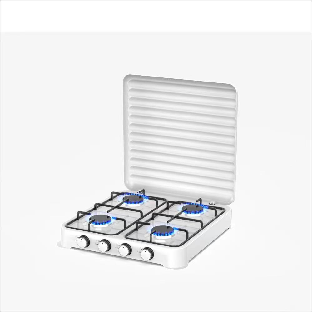 Starlux 4-Burner Gas Stove Easy To Clean And Portable Suitable For Travel