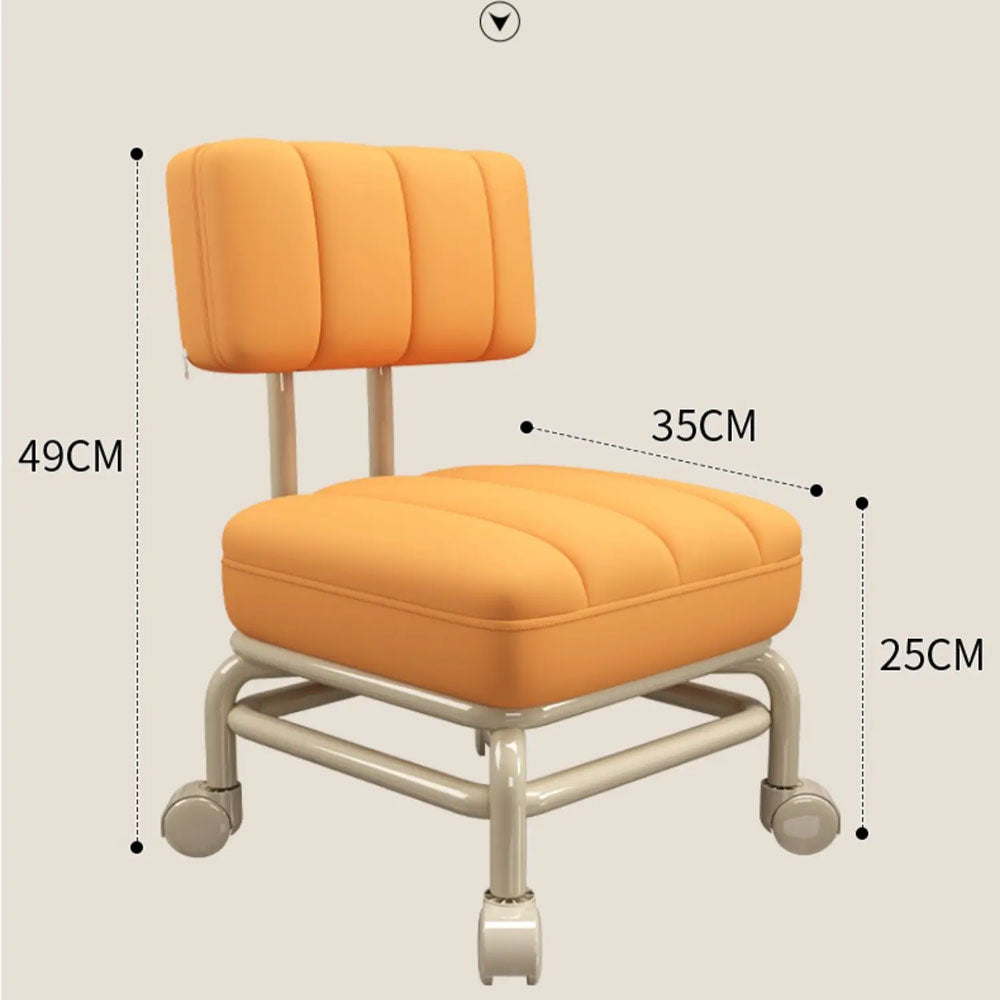 Heavy duty chair with 360° swivel wheels