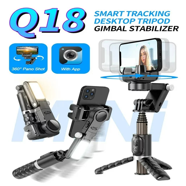 Q18 Gimbal Stabilizer Selfie Stick