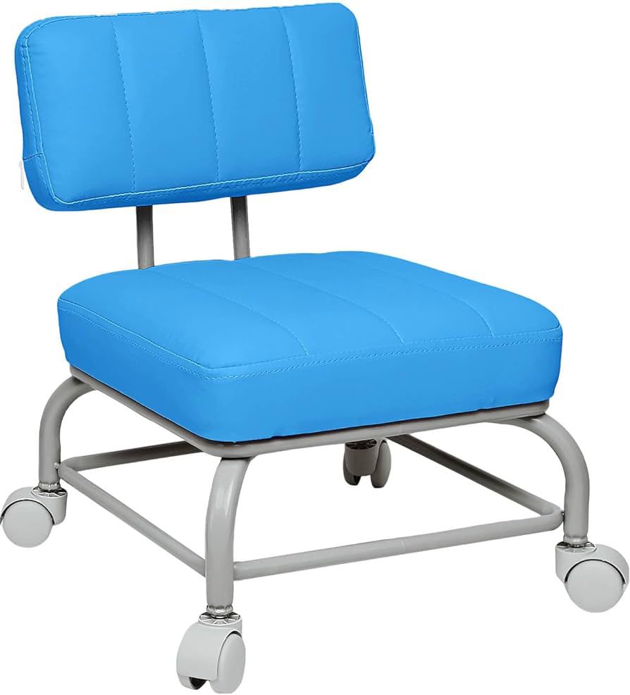 Heavy duty chair with 360° swivel wheels