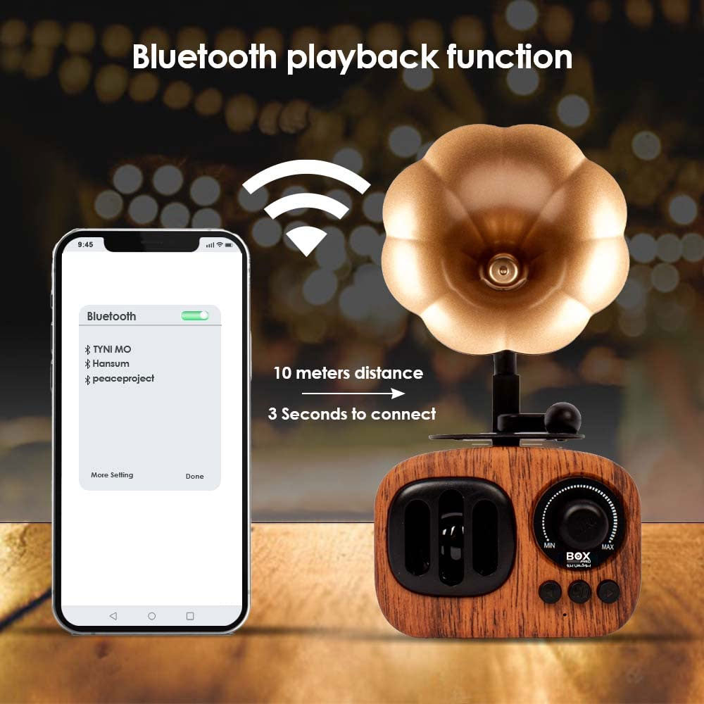 BoxPro B7 Classic Retro Bluetooth Speaker 5W