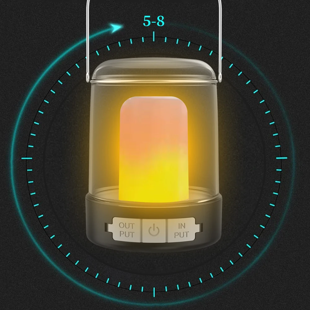 مصباح يدوي LED قابل للشحن