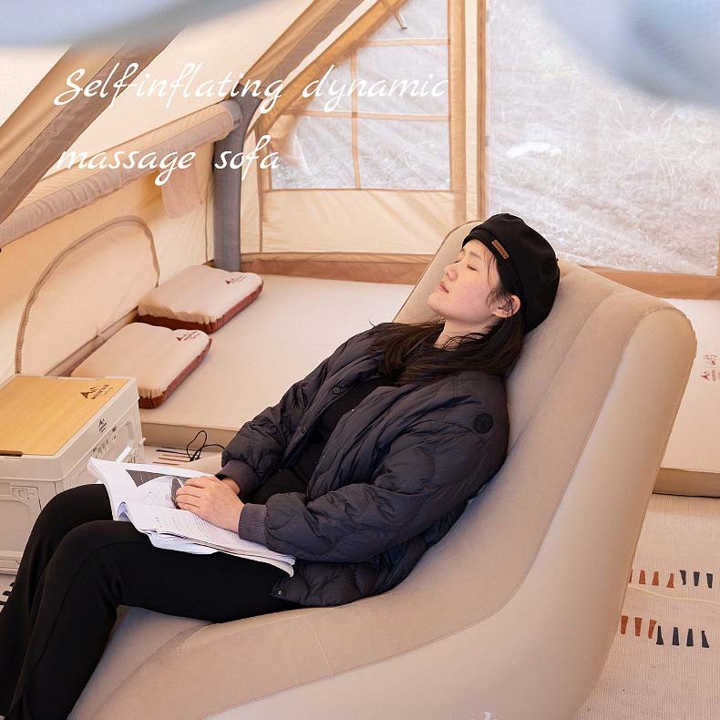 كرسي مساج كهربائي قابل للنفخ وأريكة