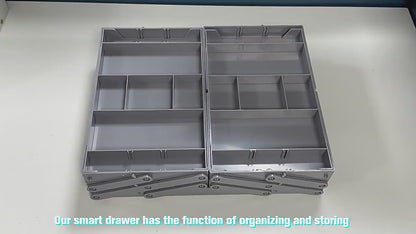صندوق ادراج تخزين قابل للطي للمطبخ و مستحضرات التجميل