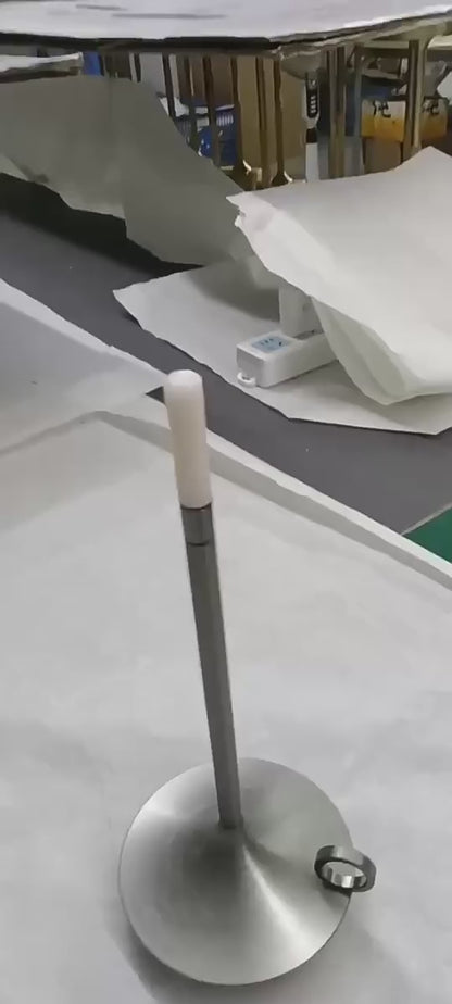 مصباح طاولة جيني  - فضي