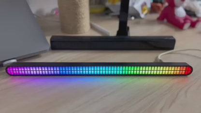 ضوء إيقاعي لاسلكي للتحكم بالصوت RGB، قطعة واحدة
