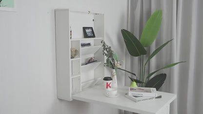 طاولة قابلة للطي غير مرئية مثبتة على الحائط للأستخدام المتعدد