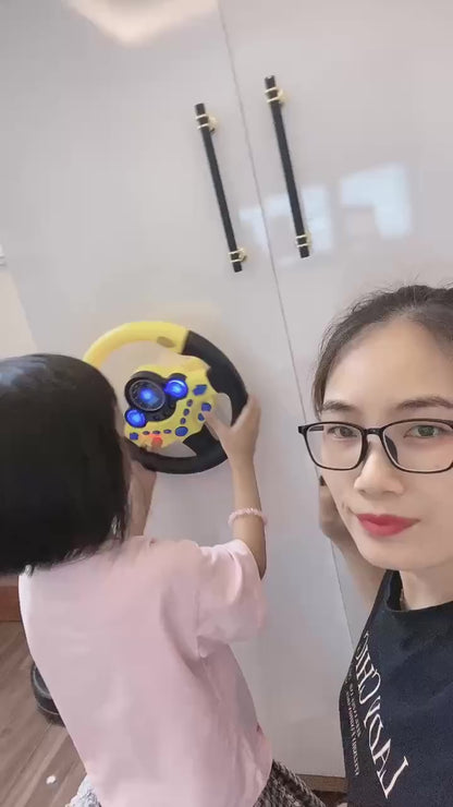 لعبة عجلة قيادة السيارة للأطفال