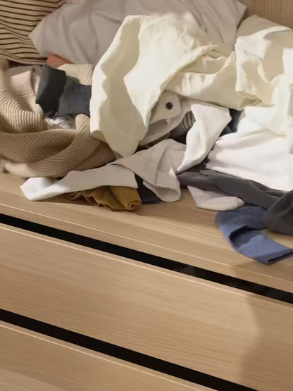 صناديق تخزين الملابس المقسمة (6 شبكات صغيرة)