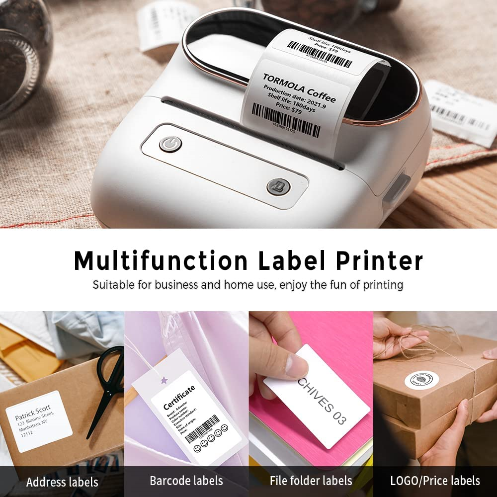 Phomemo M220 Printer Label Maker 3 Inch / White