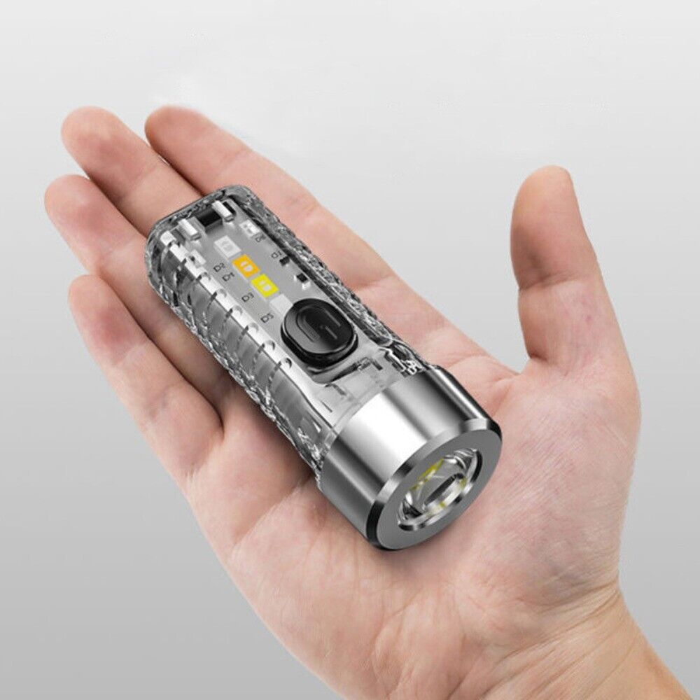 BoxPro-28 Mini Rechargeable Keychain Flashlight LED