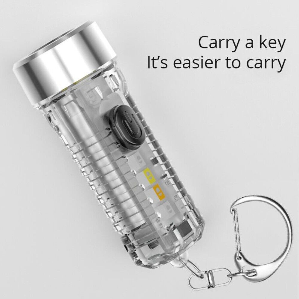 BoxPro-28 Mini Rechargeable Keychain Flashlight LED