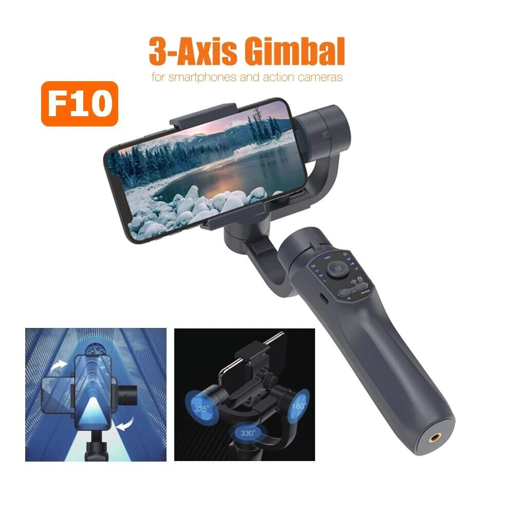 F10 3-Axis Gimbal عصا التصوير اللاسلكي