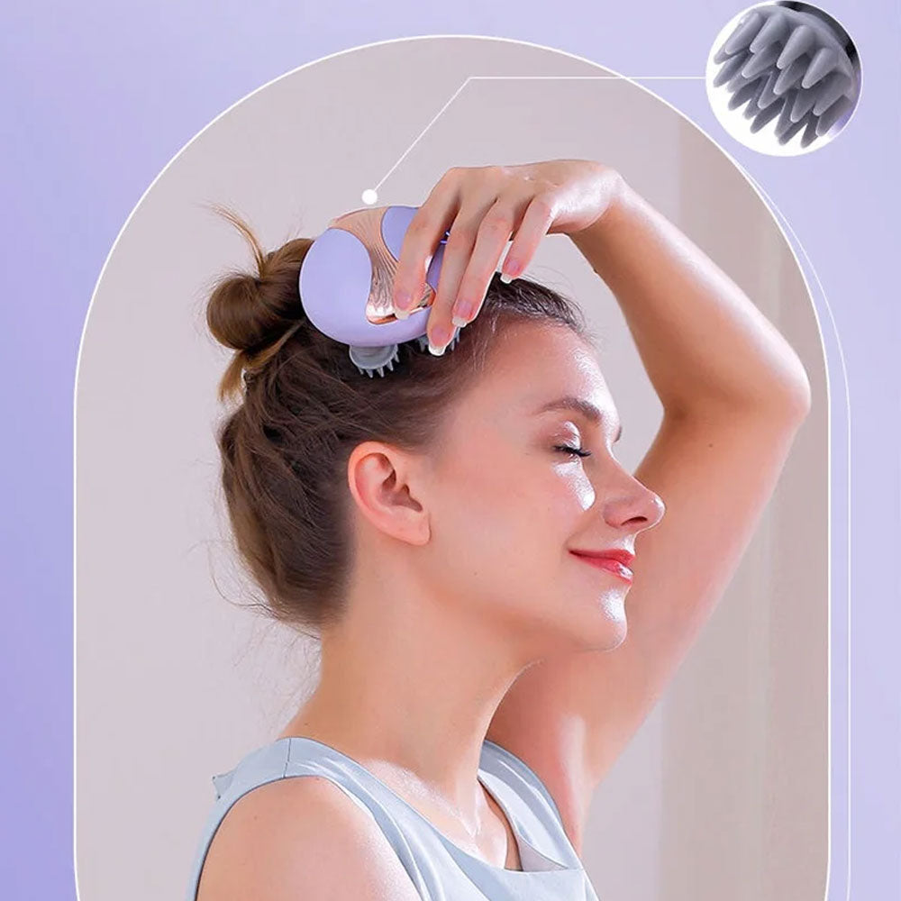 Small electric head massager