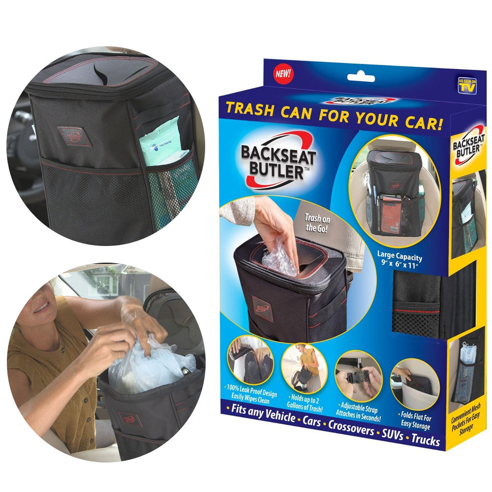 Leakproof car trash can