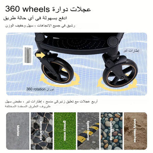 عربة تسوق جديدة قابلة للطي