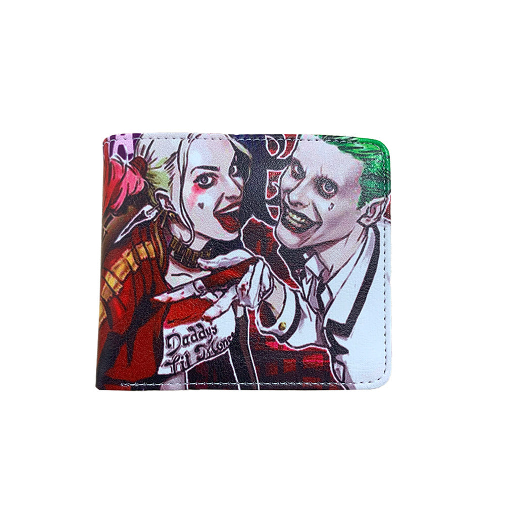 Joker And Harley Quinn PU Leather Wallet